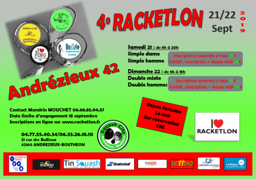 4° RACKETLON D’ANDREZIEUX